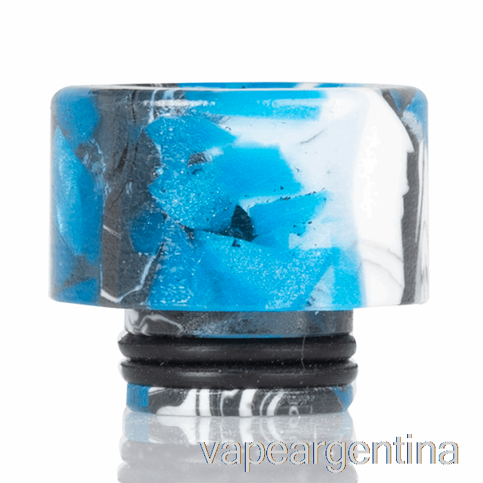 510 Punta De Goteo De Resina De Calibre Ancho Azul / Negro / Blanco Vape Argentina